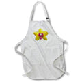 Apron - A yellow and lavender orchid Graphics Flower