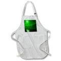 Apron - Image of Three Mah Jongg Jokers On Green Racks lens Art by Florene - Everything In Trendy Green