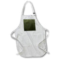 Apron - Image of Large Pineapple With Smaller Pineapples In Green lens Art by Florene - Everything In Trendy Green