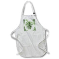 Apron - Image of Simple Black And White Dandelions lens Art by Florene - Contemporary Minimalist
