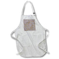 Apron - Image of Painting Of Pink And Gray On White Minimalist Style lens Art by Florene - Contemporary Minimalist