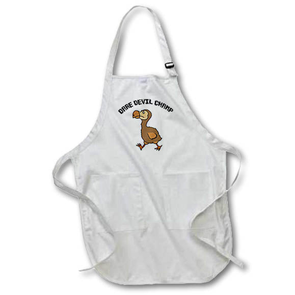 Apron - Funny Cute Dodo Bird Dare Devil Champ Cartoon Funny