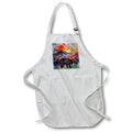 Apron - Cool Fun Black Bear in the Mountains at Sunrise Nature Art Nature
