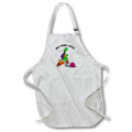 Apron - Funny Cute Colorful Mobile Homes for Turtle, Snail, and Crab Satire Funny