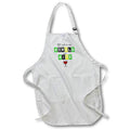 Apron - Funny Cute All I need are Wordle and Wine Wordle Word Game Cartoon Sports and Hobbies