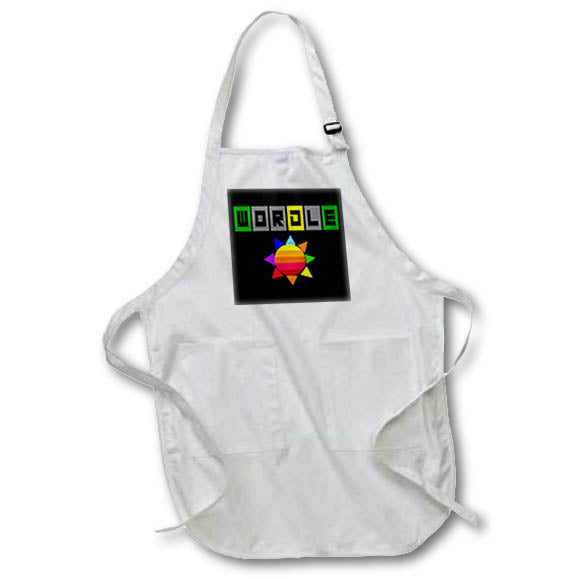Apron - Funny Cute Wordle and Sunrise Daily Wordle Word Game Cartoon Sports and Hobbies