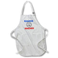 Apron - Image of Words Hangover Hangunder with Ugly Face – Humorous Sayings