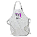 Apron - Image of Words Sing To Me Baby with Singer Image – Music