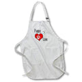 Apron - Image of Words Puppy Love with Puppy Picture And Heart – Pets