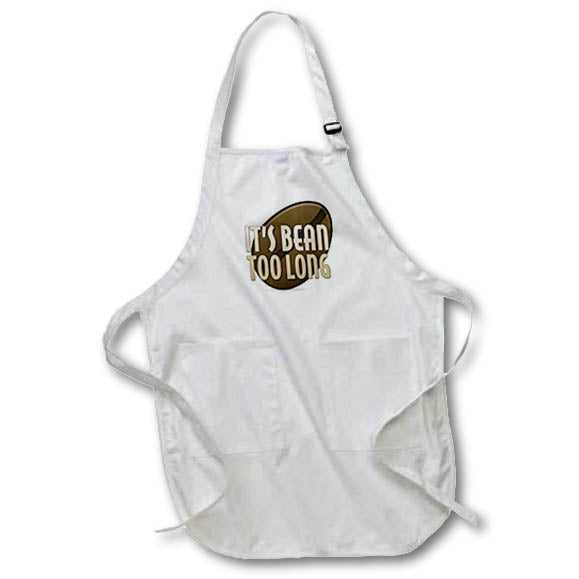 Apron - Image of Words Its Bean Too Long – Coffee