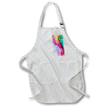 Apron - Image of Real Contemporary Text And Bold Color Mothers Day Abstract lens Art by Florene - Mothers Day