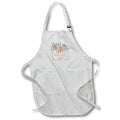 Apron - Image of Black Framed Floral Holder With Happy Mothers Day lens Art by Florene - Mothers Day