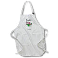 Apron - Funny Mexican Axolotl Salamander Drinking Margarita Relaxolotl Pun Animals