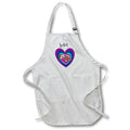 Apron - Funny Cool Pink Mexican Axolotl Salamander Love and Heart Cartoon Animals