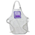 Apron - Image of Tassel and Class of 2022 on Letter Board, Purple Graduation Design