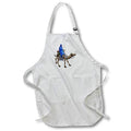 Apron - A blue dressed Tuareg on a camel Graphics Travel