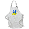 Apron - I Stand with Ukraine Flags Blue Heart on Hand 2 Travel – Ukraine