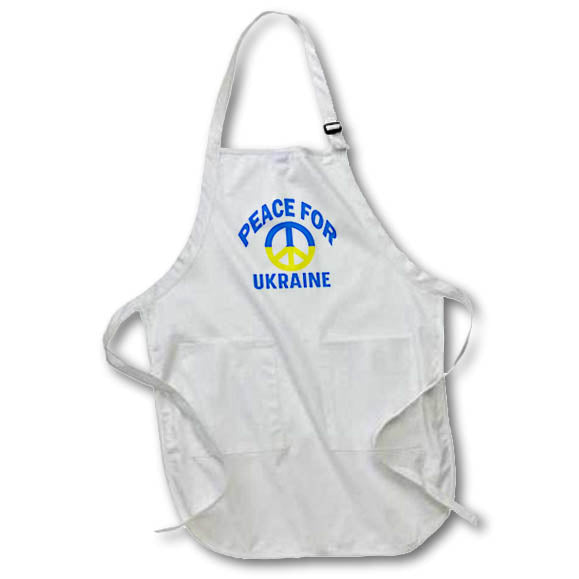 Apron - Peace For Ukraine Flag Peace Symbol 2 Travel – Ukraine