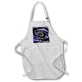 Apron - Tumultuous Tempest Ink Blue And Grey Abstract Art Watercolor - Abstract Art