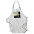 Apron - Icmeler Sunrise Romantic Landscape Art Acrylic Painting - Mountain Sunrise