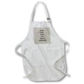 Apron - Do Not Trust Atoms - They Make Up Everything Black Text Quotes - Physics Humor