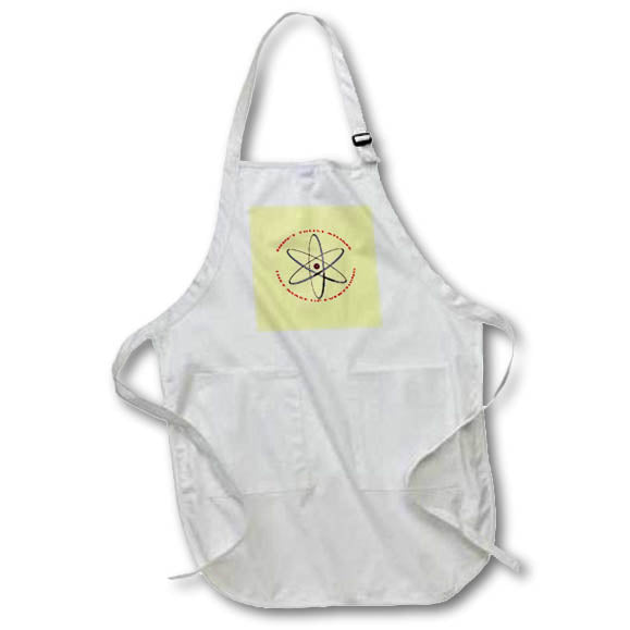 Apron - Dont Trust Atoms They Make Up Everything Red Nucleus Quotes - Physics Humor