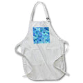 Apron - Light blue hexagon mosaic design Zydd - Hexagonal Backgrounds