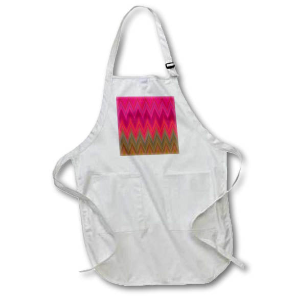 Apron - Abstract horizontal chevron design Zydd - Chevron Patterns