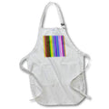 Apron - Color vertical line pattern background Zydd - Striped Backgrounds