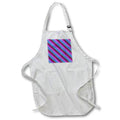 Apron - Colorful diagonal line pattern background design Zydd - Striped Backgrounds
