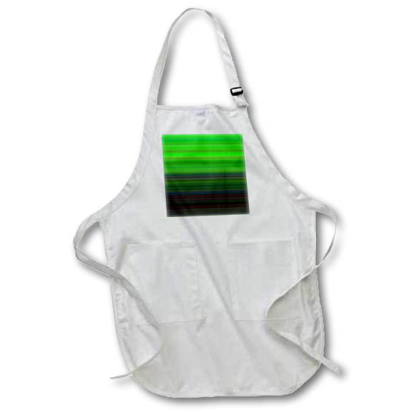 Apron - Green horizontal line pattern background design Zydd - Striped Backgrounds