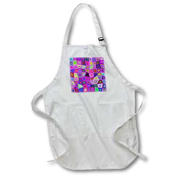 Apron - Multicolor irregular rectangle mosaic Zydd - Rectangle Backgrounds