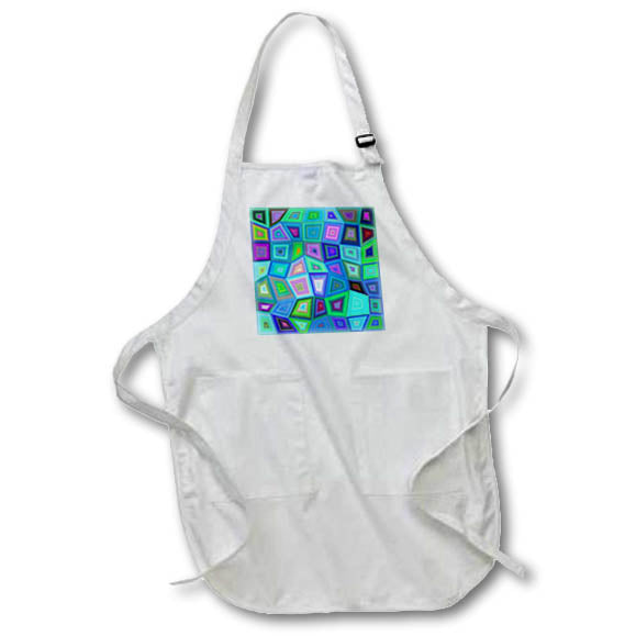 Apron - Multicolor rectangle tile mosaic background Zydd - Rectangle Backgrounds