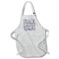 Apron - Light color square mosaic background design Zydd - Square Backgrounds