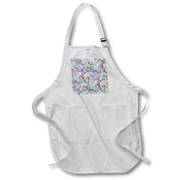 Apron - Light color square mosaic background design Zydd - Square Backgrounds