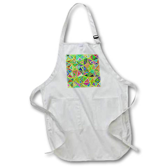 Apron - Colorful irregular triangle mosaic background Zydd - Triangle Backgrounds