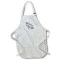 Apron - Image of the phrase Boy Mom in blue lettering Morgan Elizabeth Design - Phrases