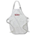 Apron - Image of the word Mama in mauve lettering Morgan Elizabeth Design - Phrases