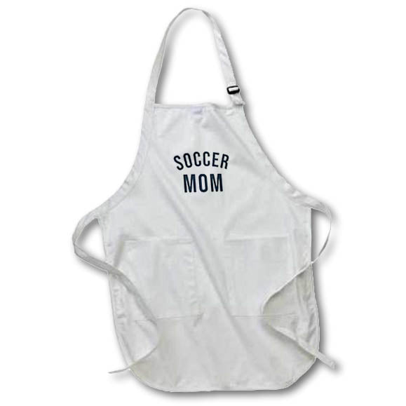 Apron - Image of the phrase Soccer Mom Morgan Elizabeth Design - Phrases