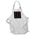 Apron - Better living through experimentation pattern on black. Creative Studios – Chemistry Jokes