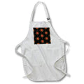 Apron - A pattern of a dive compass and a female SCUBA diver on black. Creative Studios – SCUBA Diving