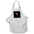 Apron - Cute detailed pink flamingo, great for any beach vacation. Creative Studios – Flamingos