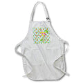 Apron - Funny Lets Get Flocked Up pink flamingo on pineapple pattern. Creative Studios – Flamingos