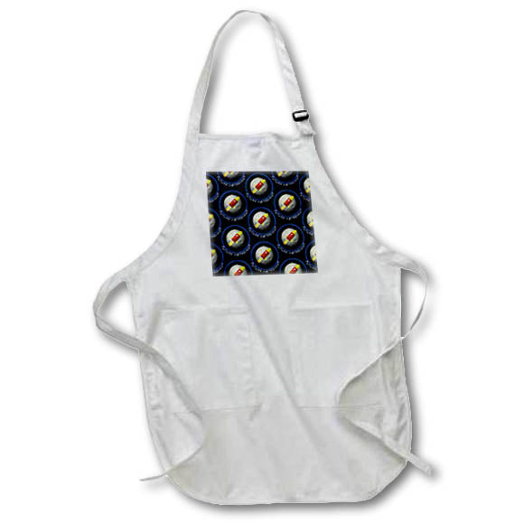 Apron - Pattern of Future Astronaut and cute space rocket. Creative Studios – Space