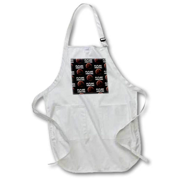 Apron - Funny Future Martian geek nerdy design. Creative Studios – Space