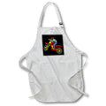 Apron - Cool Colorful Dirt Bike Off Road Motorcycle Art Sports and Hobbies