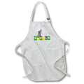 Apron - Funny Cute Wordle Wolf Daily Word Game with Wolf Cartoon Sports and Hobbies