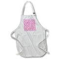 Apron - Cute Pink and White Cat Pattern Patterns