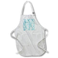 Apron - Modern Aqua Green Image of Glitter Image Of Marble Patterns