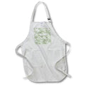 Apron - Modern Sage Green Layered Triangles Pattern Patterns